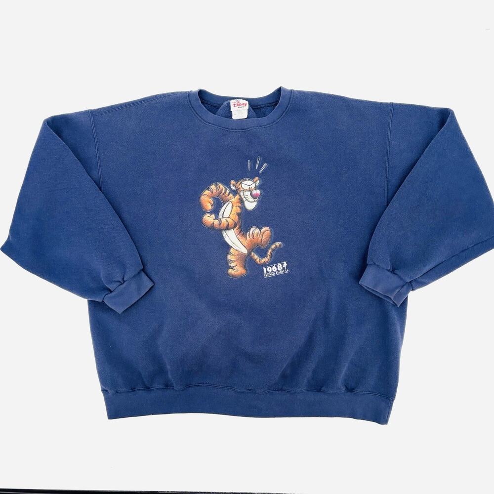 1968 Tigger Walt Disney Crewneck Sweatshirt Vintage Disney Store XXL 50/50 blend